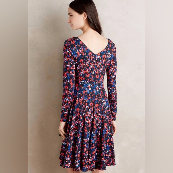 Anthropologie HD in Paris Saraid Dress Small Red Motif - Picture 2 of 9